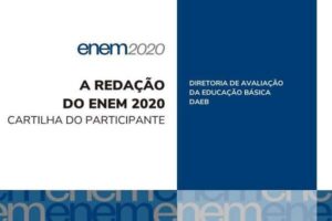 Inep divulga Cartilha de Redação do Enem 2020